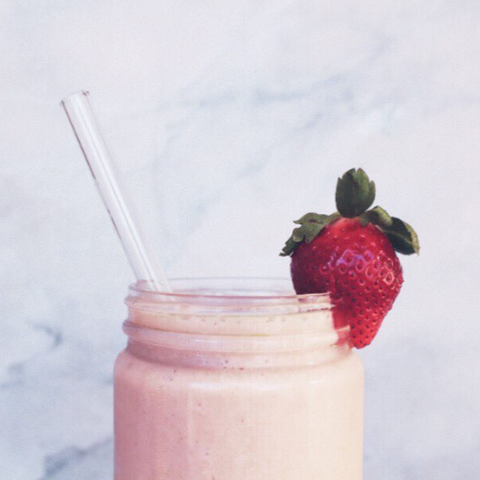 Vegan Strawberry Milkshake