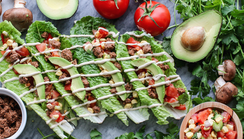 Raw Vegan Tacos / Taco Salad